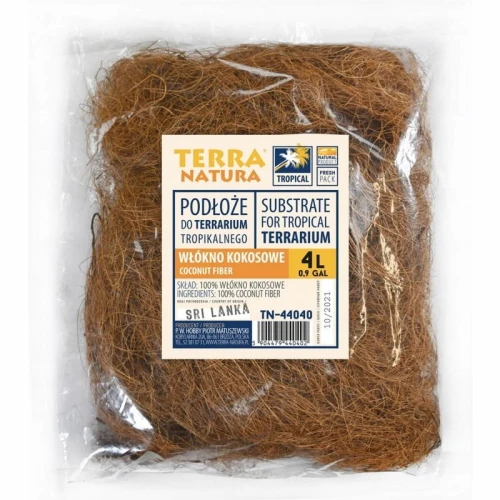 Terra Natura Podłoże Do Terrarium Kokos L 4l
