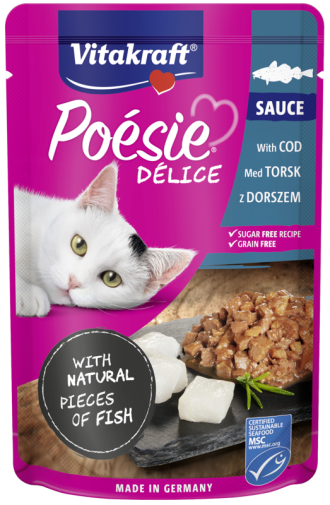 Vitakraft Poesie Delice Sauce Dla Kota Dorsz 85g