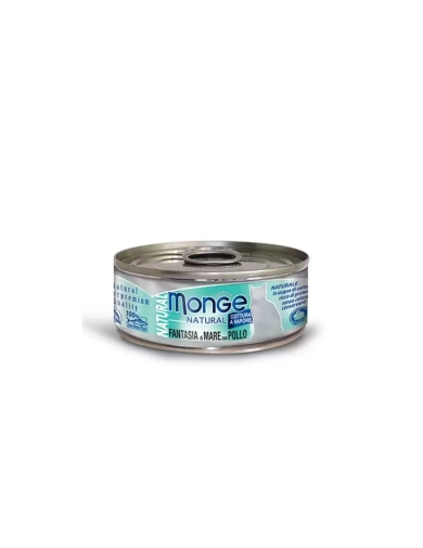 Monge Natural Owoce Morza Z Kurczakiem 80g