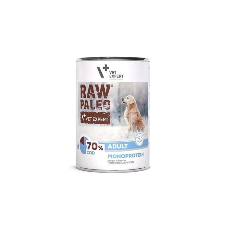Vet Expert Raw Paleo Adult Monoprotein Dorsz 400g