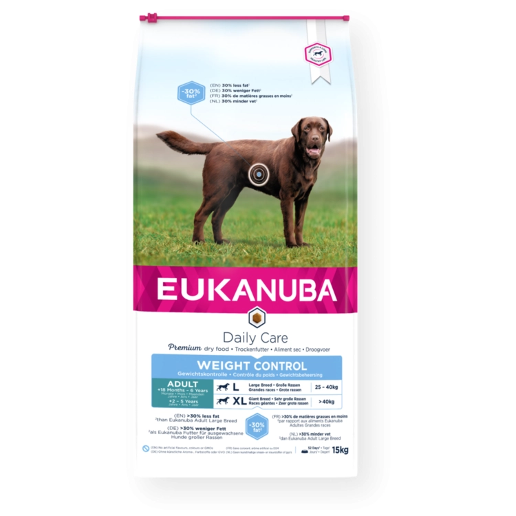 Eukanuba Daily Care Weight Control Large Extra Large 15kg