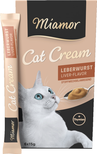 Miamor Cream Cat Krem Z Wątróbka 6x15g
