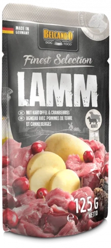 Belcando Jagnięcina Z Żurawiną I Ziemniakami  Saszetka 125g