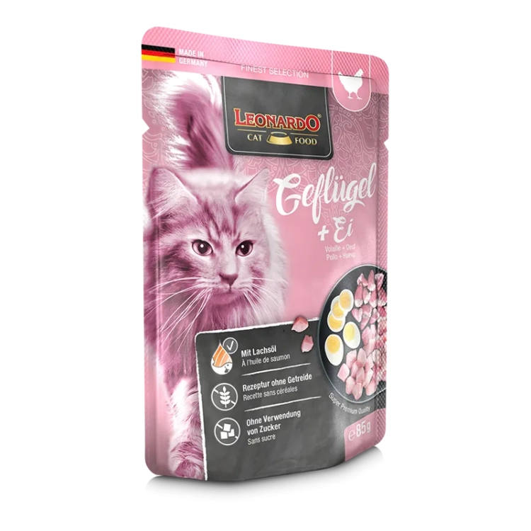 Leonardo Finest Selection Drób Z Jajkami Saszetka 85g