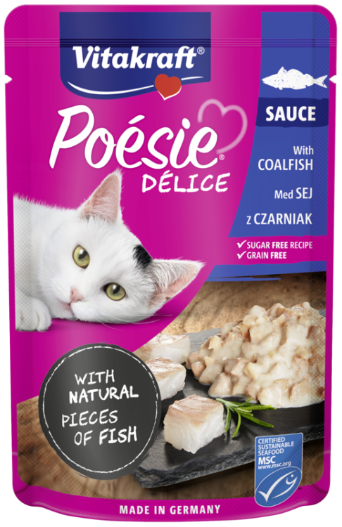 Vitakraft Poesie Delice Sauce Dla Kota Czarniak 85g
