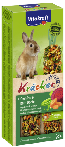 Vitakraft Kracker Dla Królika Warzywny & Burak 2szt