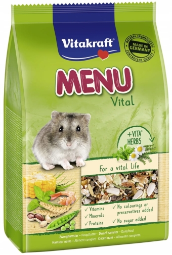 Vitakraft Menu Pokarm Dla Chomika Karłowatego 400g