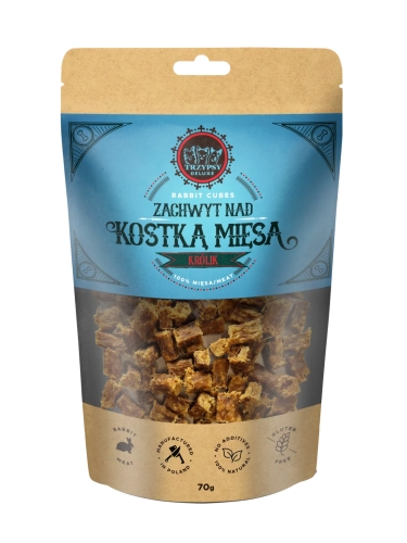 Zachwyt Nad Kostką Mięsa Z Królika 70g