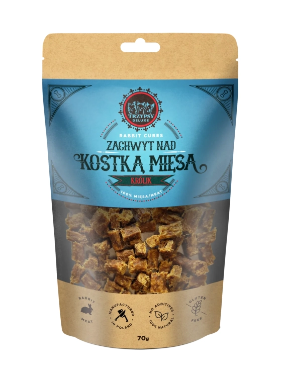 Zachwyt Nad Kostką Mięsa Z Królika 70g