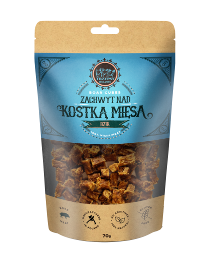 Zachwyt Nad Kostką Mięsa Z Dzika 70g