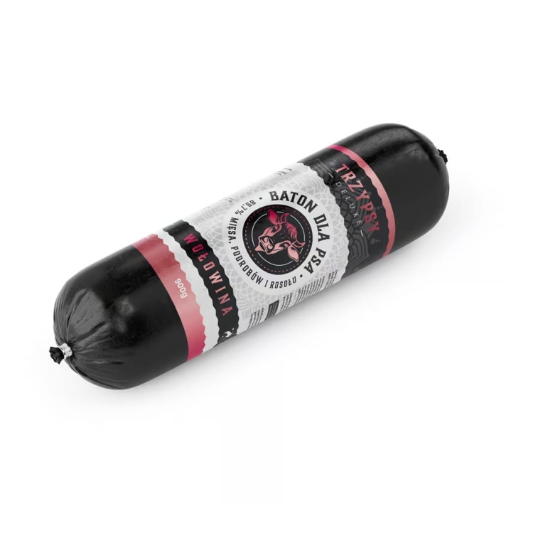 Baton Trzypsy Deluxe Z Wołowiną 900g