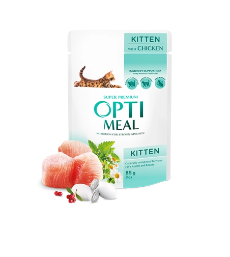 OptiMeal Kitten Kurczak 85g