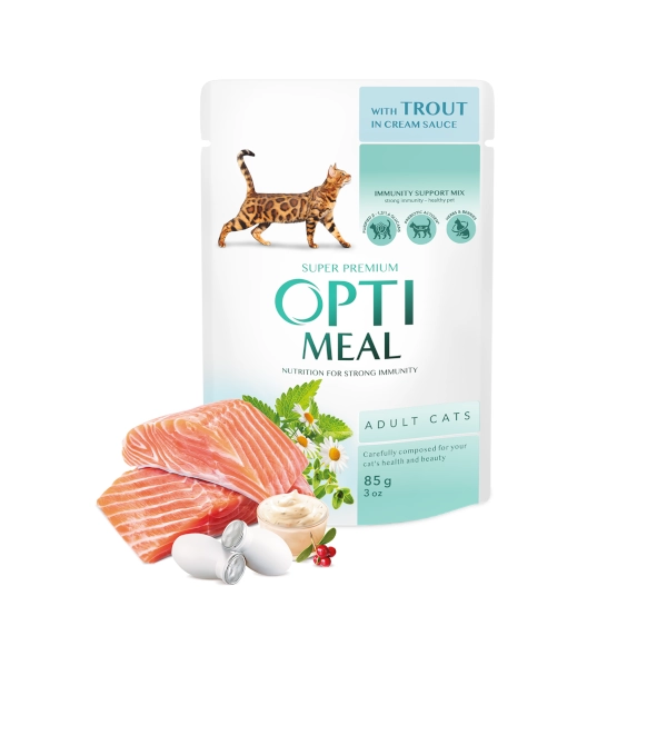 OptiMeal Pstrąg W Kremowym Sosie 85g