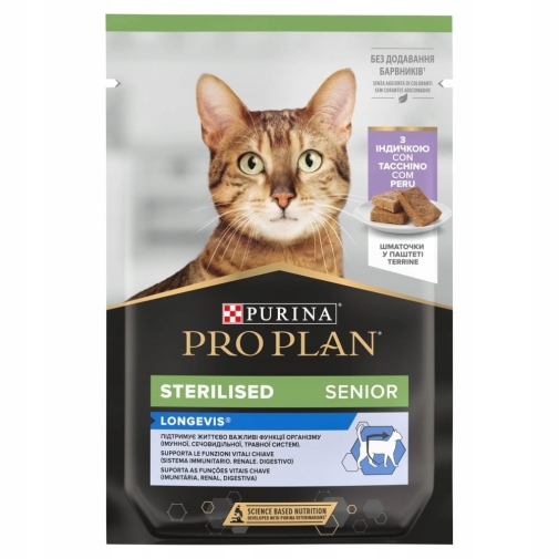 Pro Plan Cat Nutris Sterilised Senior Indyk Saszetka 75g