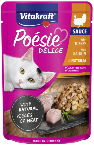Vitakraft Poesie Deli Sauce Dla Kota Indyk 85g