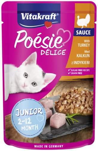 Vitakraft Poesie Delice Sauce Dla Kociąt Indyk 85g