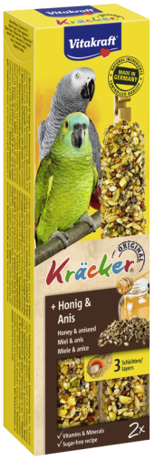 \Vitakraft Kracker Dla Dużych Papug Miód/Anyż 2szt.