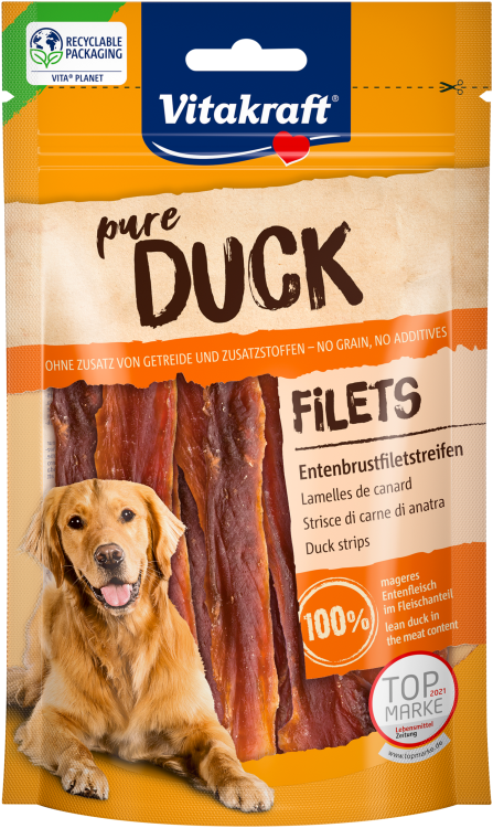 Vitakraft Przysmak Dla Psa Pure Paski Z Kaczki 80g