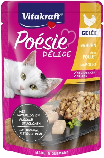Vitakraft Poesie Delice Gelle Dla kota Kura 85g