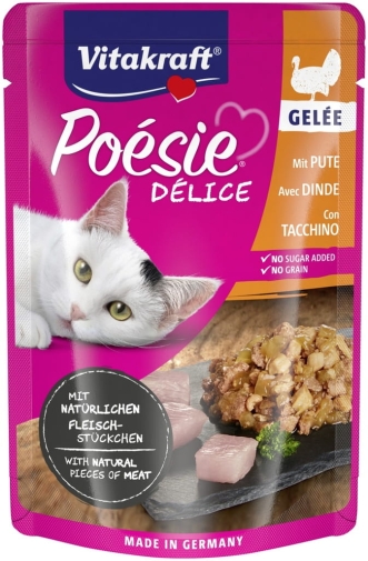 Vitakraft Poesie Delice Gelle Dla Kota Indyk 85g