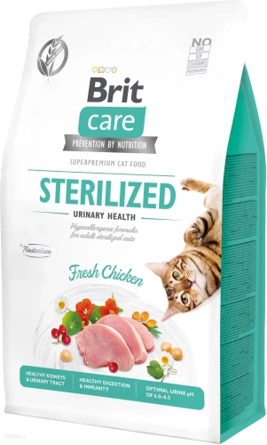 Brit Care Cat Sterilized Urinary Health Kurczak 400g