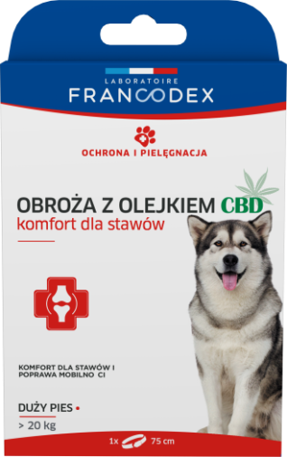 Francodex Obroża Z Olejkiem Cbd 75cm Dlapsa Pow20kg