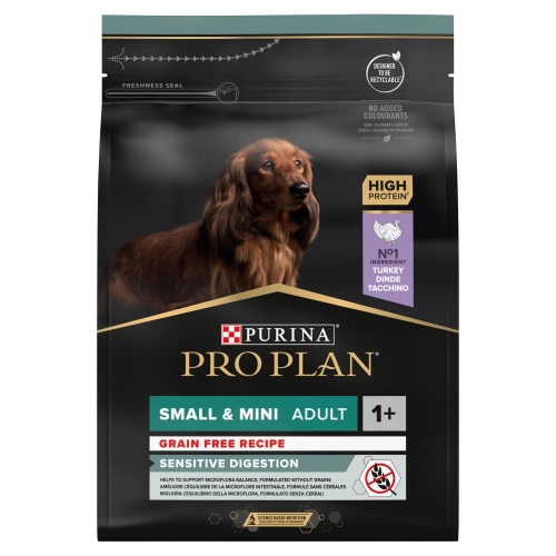 Purina Pro Plan Grain Free Adult Small And Mini Indyk 2,5kg
