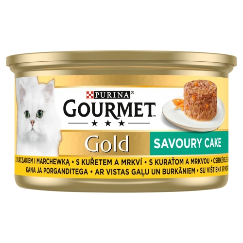 Purina Gourmet Gold Savoury Kurczak Z Marchewką 85g