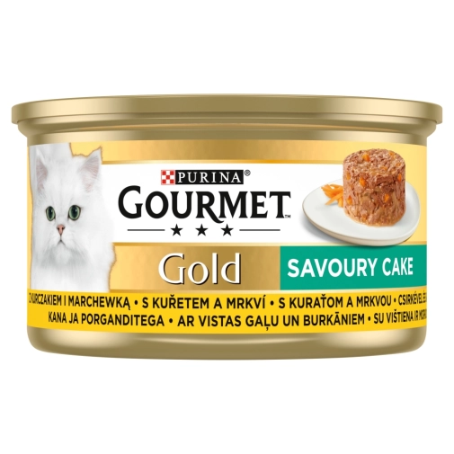 Purina Gourmet Gold Savoury Kurczak Z Marchewką 85g
