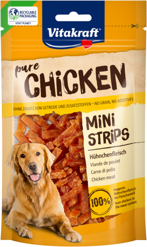 Vitakraft Pure Chicken Mini Strips 80g