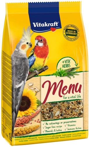 Vitakraft Menu Pokarm Dla Papug Średnich 1kg