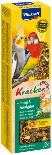 Vitakraft Kracker Dla Papug Średniej Miód&Eukaliptus 2szt