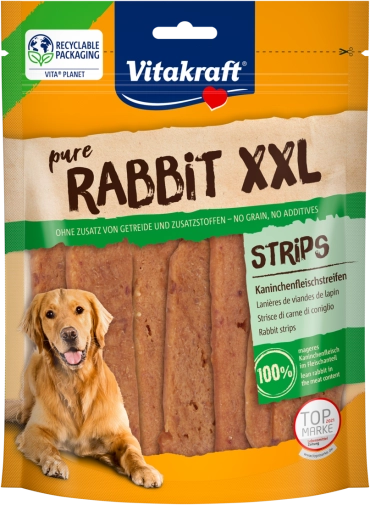 Vitakraft Pure Paski Z Królika XXL 250g
