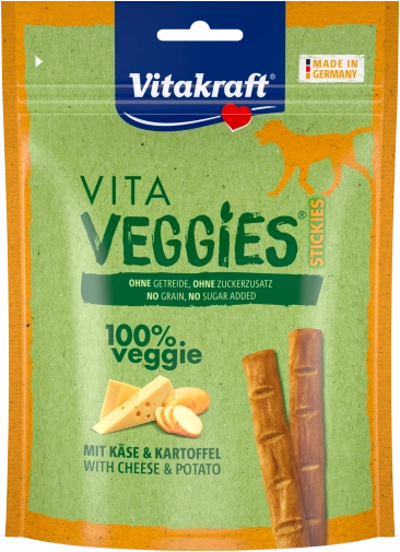 Vitakraft Dla Psa Vita Veggies  Stickies Ser Z Ziemniakami 80g