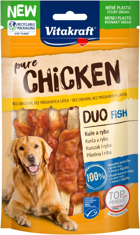 Vitakraft Przysmak Dla Psa Pure Duo Kurczak&Ryba 80g