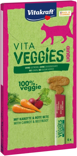 Vitakraft Cat Liquid Vita Veggies Marchewka&Burak 6x15g