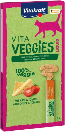 Vitakraft Cat Liquid Vita Veggies Ser&Pomidor 6x15g