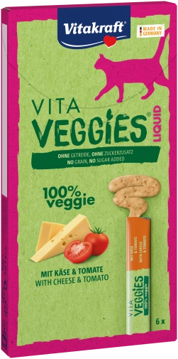 Vitakraft Cat Liquid Vita Veggies Ser&Pomidor 6x15g