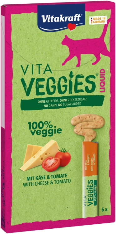 Vitakraft Cat Liquid Vita Veggies Ser&Pomidor 6x15g