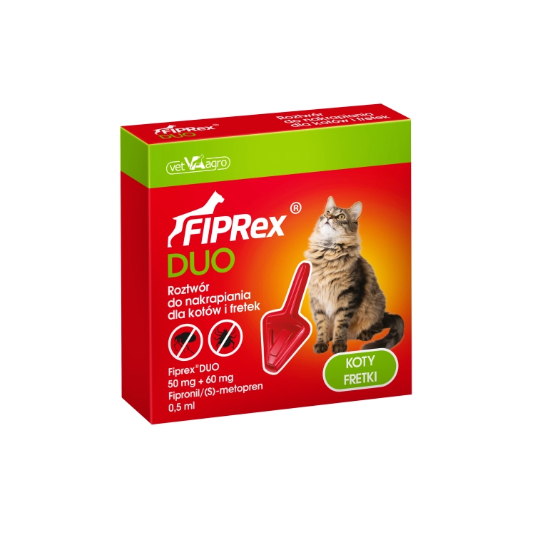 Fiprex Duo Dla Kota Ampułka 0,7ml