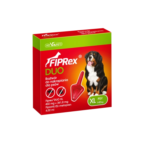 Fiprex Duo Dla Psa Xl Pow.40kg Ampułka