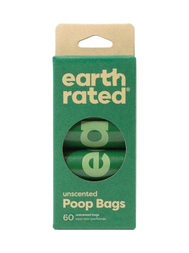 Earth Rated Woreczki Kompostowe 4 Rolki Po 15 Worków