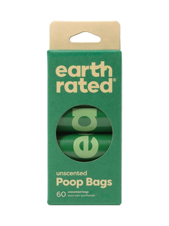 Earth Rated Woreczki Kompostowe 4 Rolki Po 15 Worków