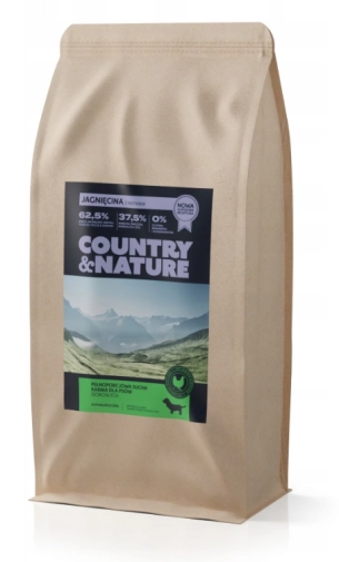 Country&Nature Adult Jagnięcina Z Indykiem 2kg