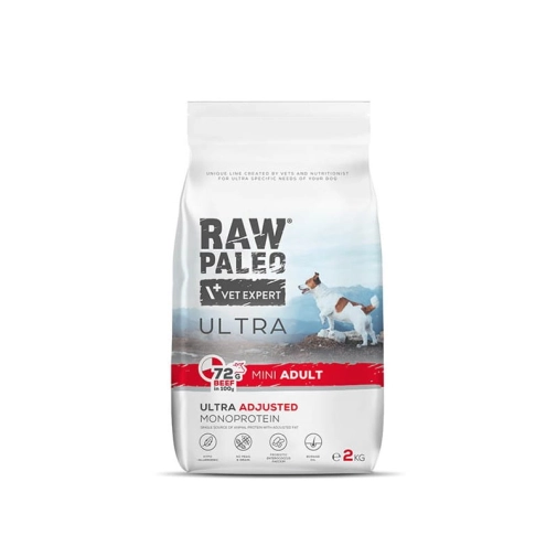 Raw Paleo Ultra Dla Psa Sucha Mini Adult Wołowina 2kg