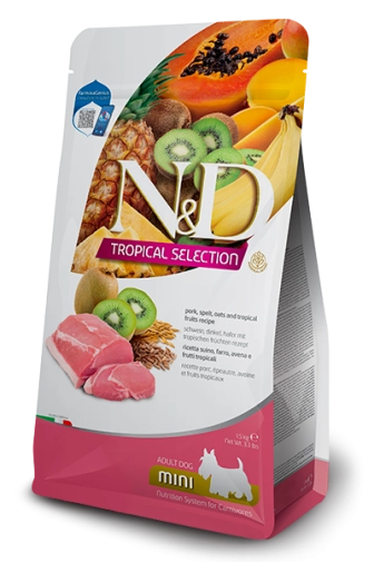 N&D Tropical Dog Wieprzowina Mini 1,5kg