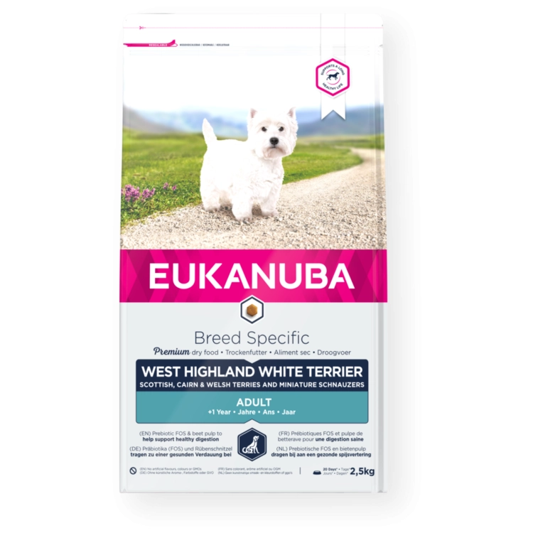 Eukanuba Breed Specific West Highland Terrie 2,5kg