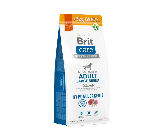 Brit Care Hypoallergenic Large Lamb 12kg+2kg
