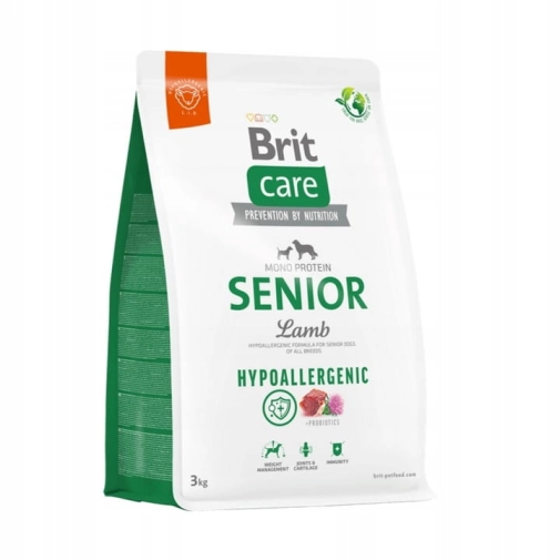 Brit Care Hypoallergenic Senior All Breed Lamb 3kg