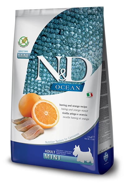 N&D Ocean Herring Orange Adult Mini Dog 2,5kg